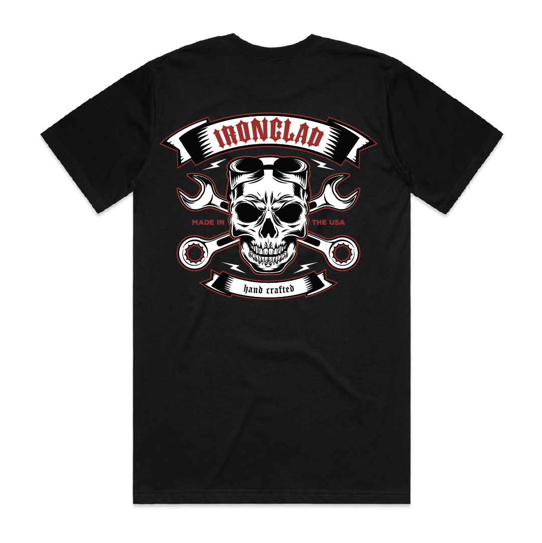 Ironclad Made In USA Crossbones Black t-shirt