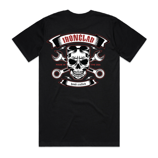 Ironclad Made In USA Crossbones Black t-shirt