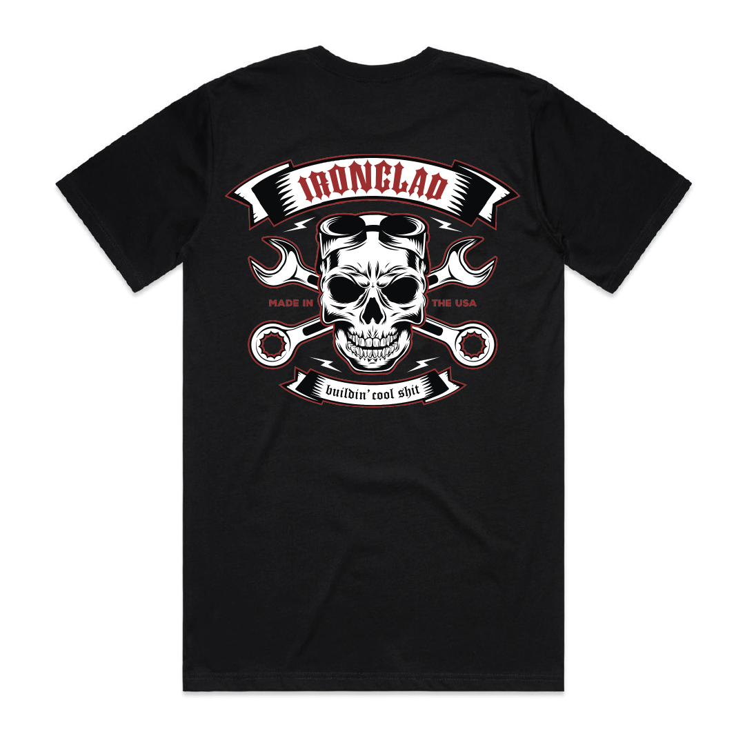 Ironclad Crossbones Black t-shirt