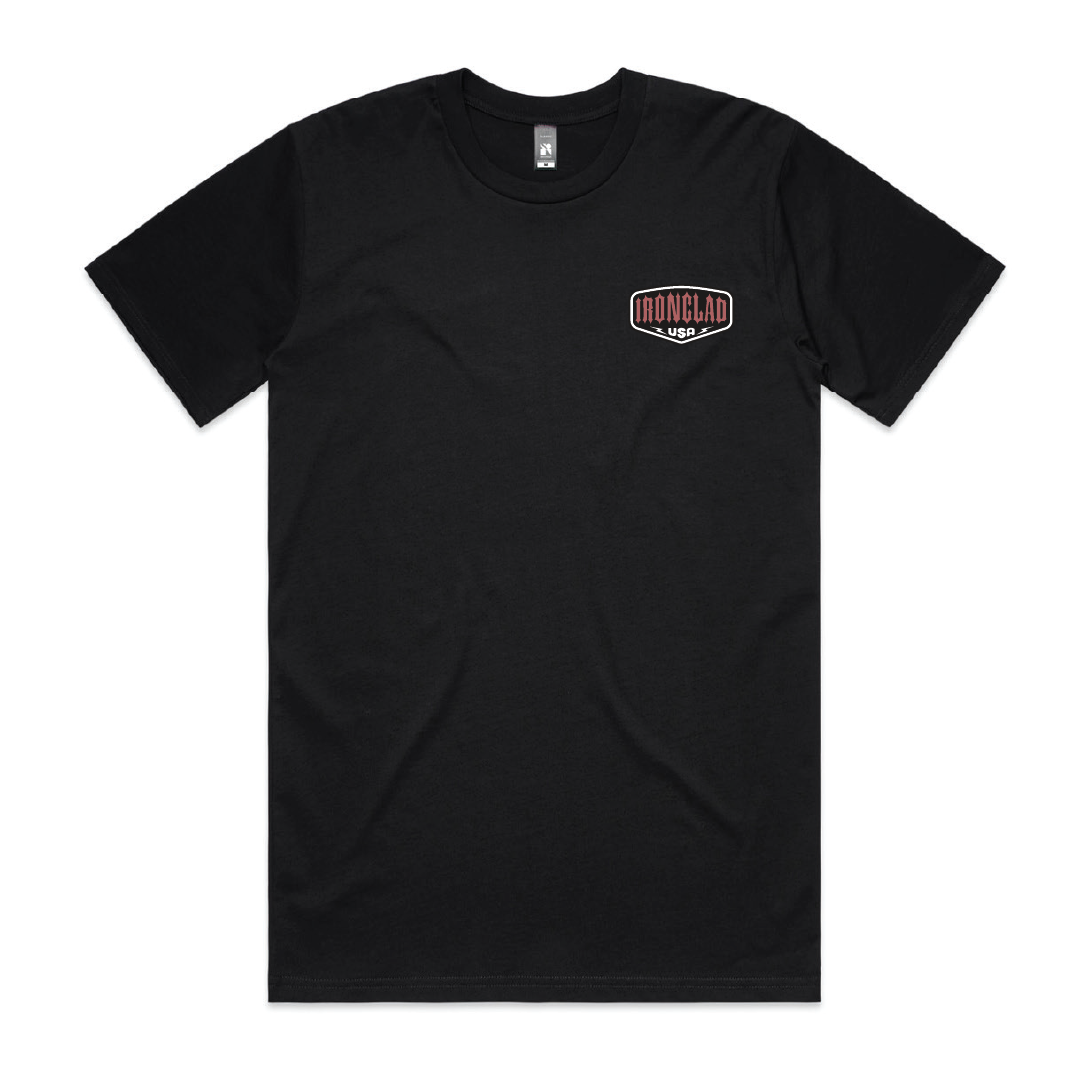Ironclad Made In USA Crossbones Black t-shirt