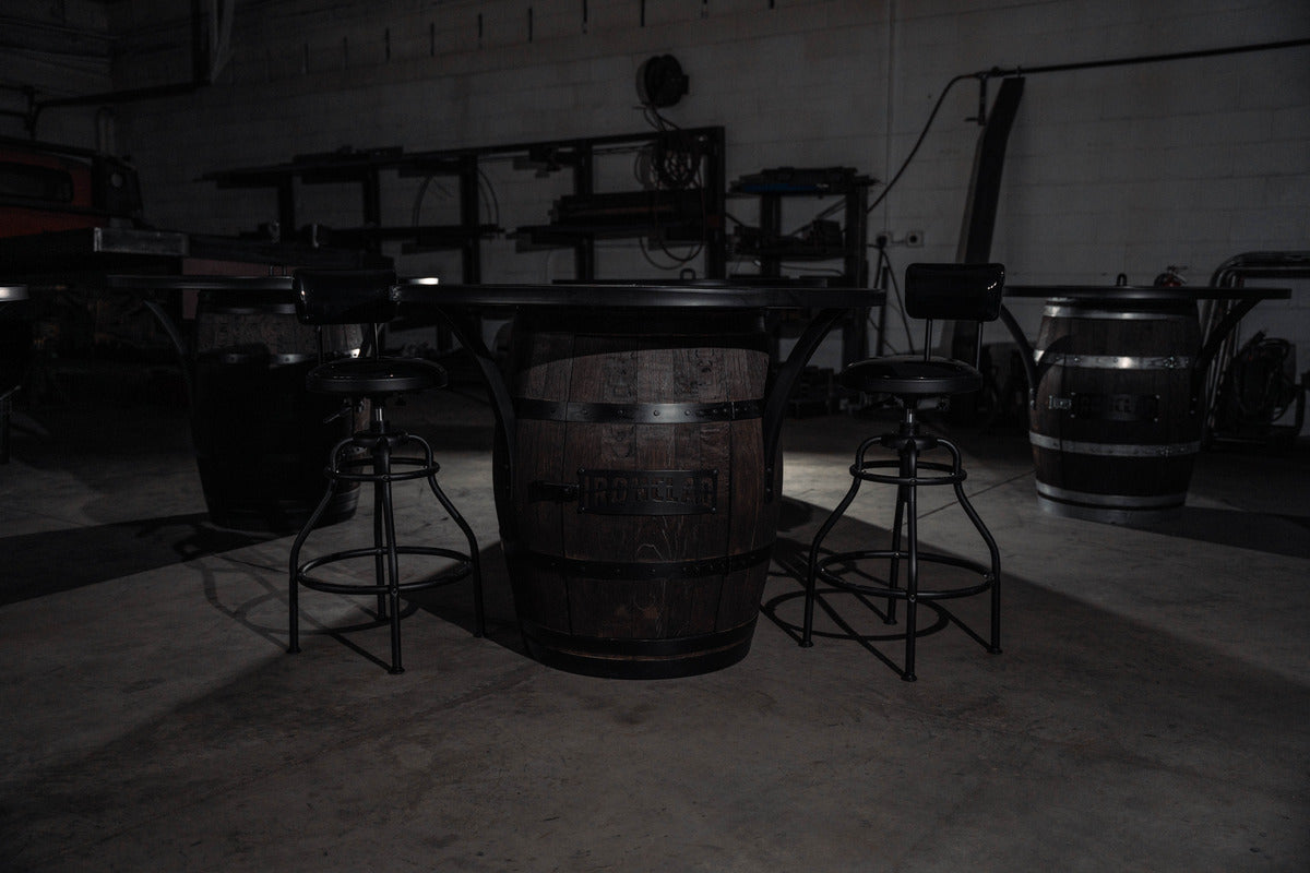 Whiskey Barrel Fire Table - Built to Order