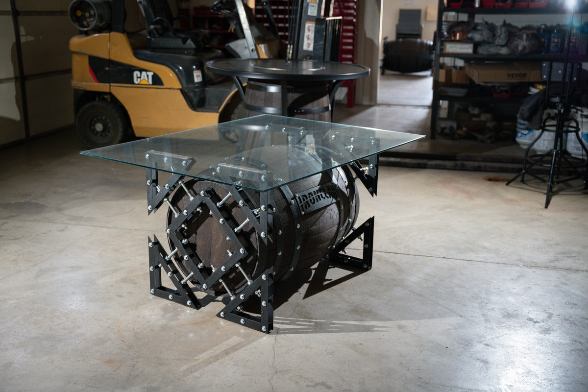 Whiskey Barrel Coffee Table - Built to Order