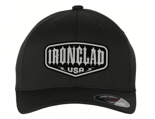 Ironclad Patch Hat - Black