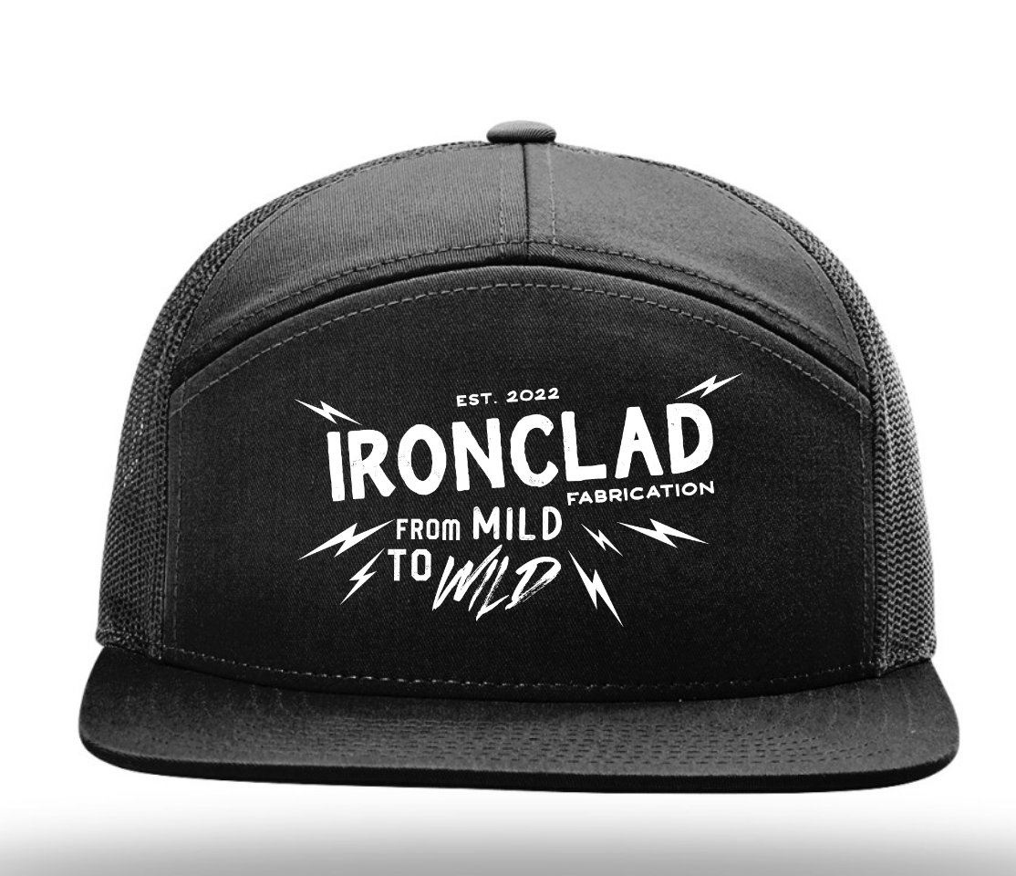 Retro White & Black Hat