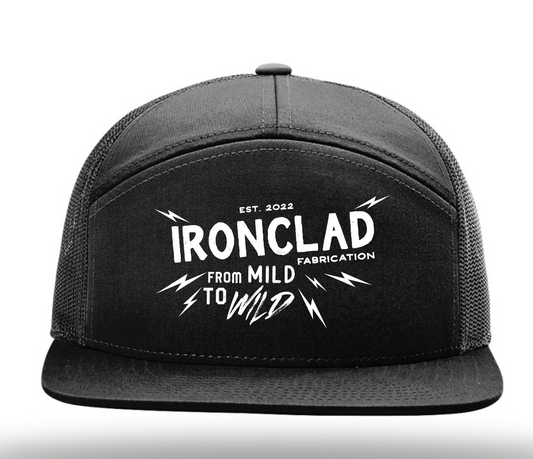 Retro White & Black Hat
