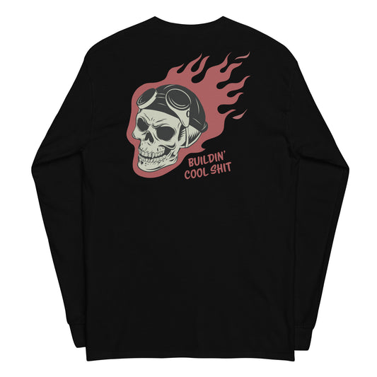 Ironclad Burning Skull Black long sleeve