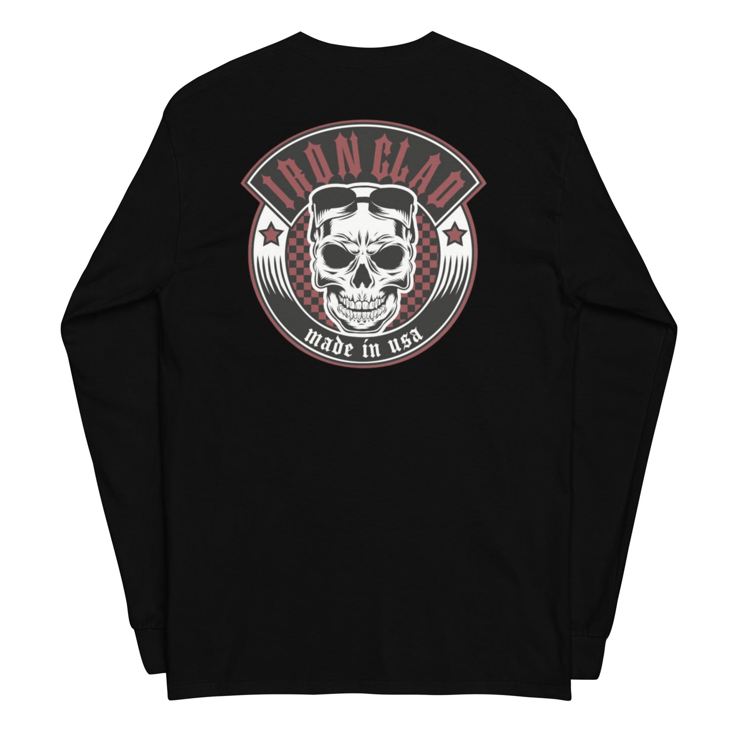 Ironclad Made In USA Red Checkered Black Long Sleeve