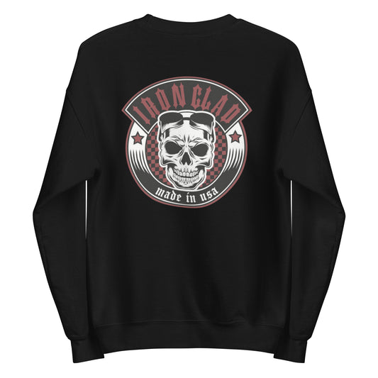 Ironclad Made In USA Red Checkered Black Sweatshirt
