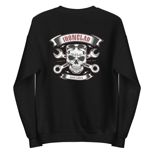 Ironclad Made In USA Crossbones Black Sweatshirt