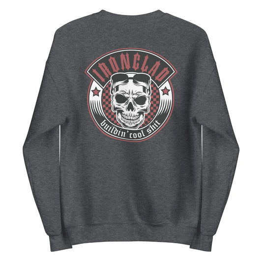 Ironclad Red Checkered Grey Sweatshirt