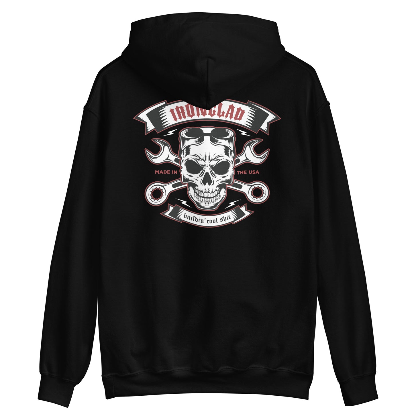 Ironclad Crossbones Black Hoodie