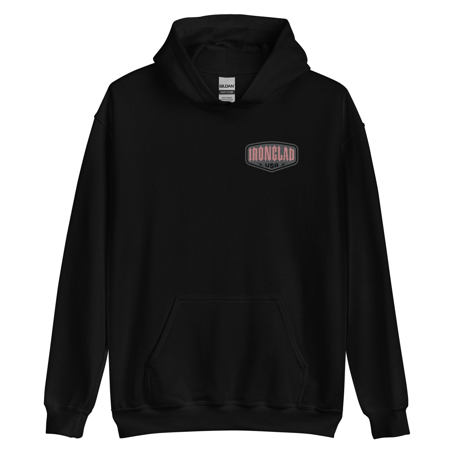 Ironclad Burning Skull Black Hoodie